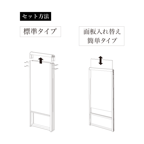 A型スタンドサイン299のセット方法